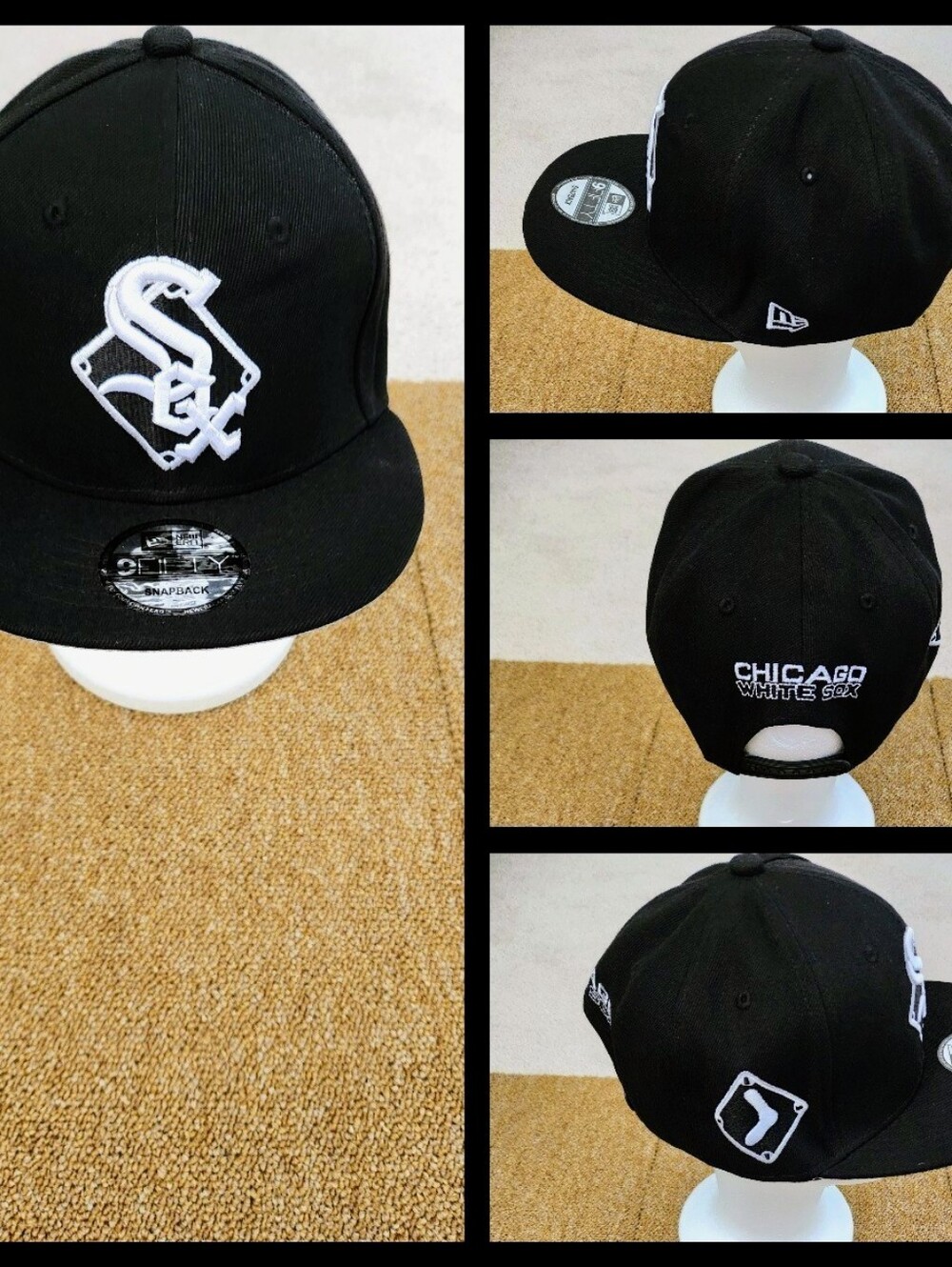 CHICAGO WHITE SOX MLB BASEBALL SNAPBACK HAT.
